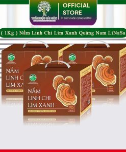 (1Kg) Nấm Linh Chi Lim Xanh Quảng Nam (Thái lát)